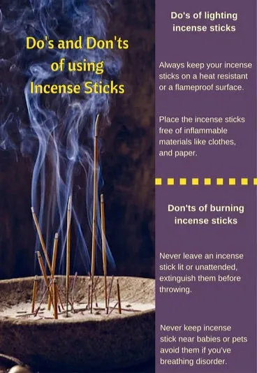 10 Pack of Handmade Eco-Friendly Incense Sticks