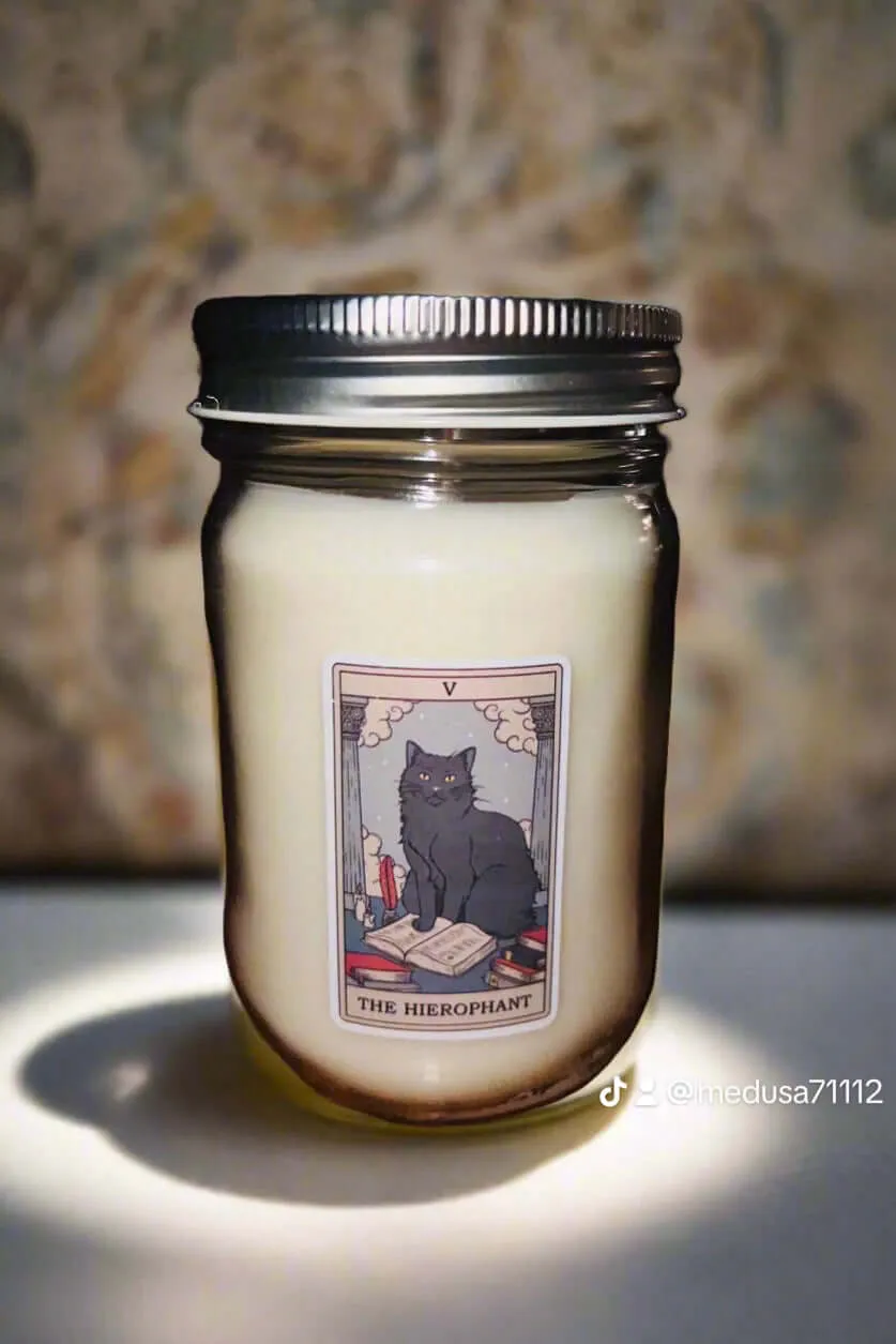 12 oz Tarot Card Scented Candle | Custom