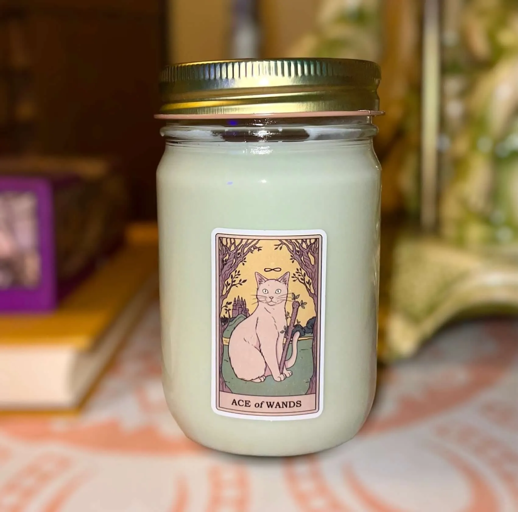 12 oz Tarot Card Scented Candle | Custom