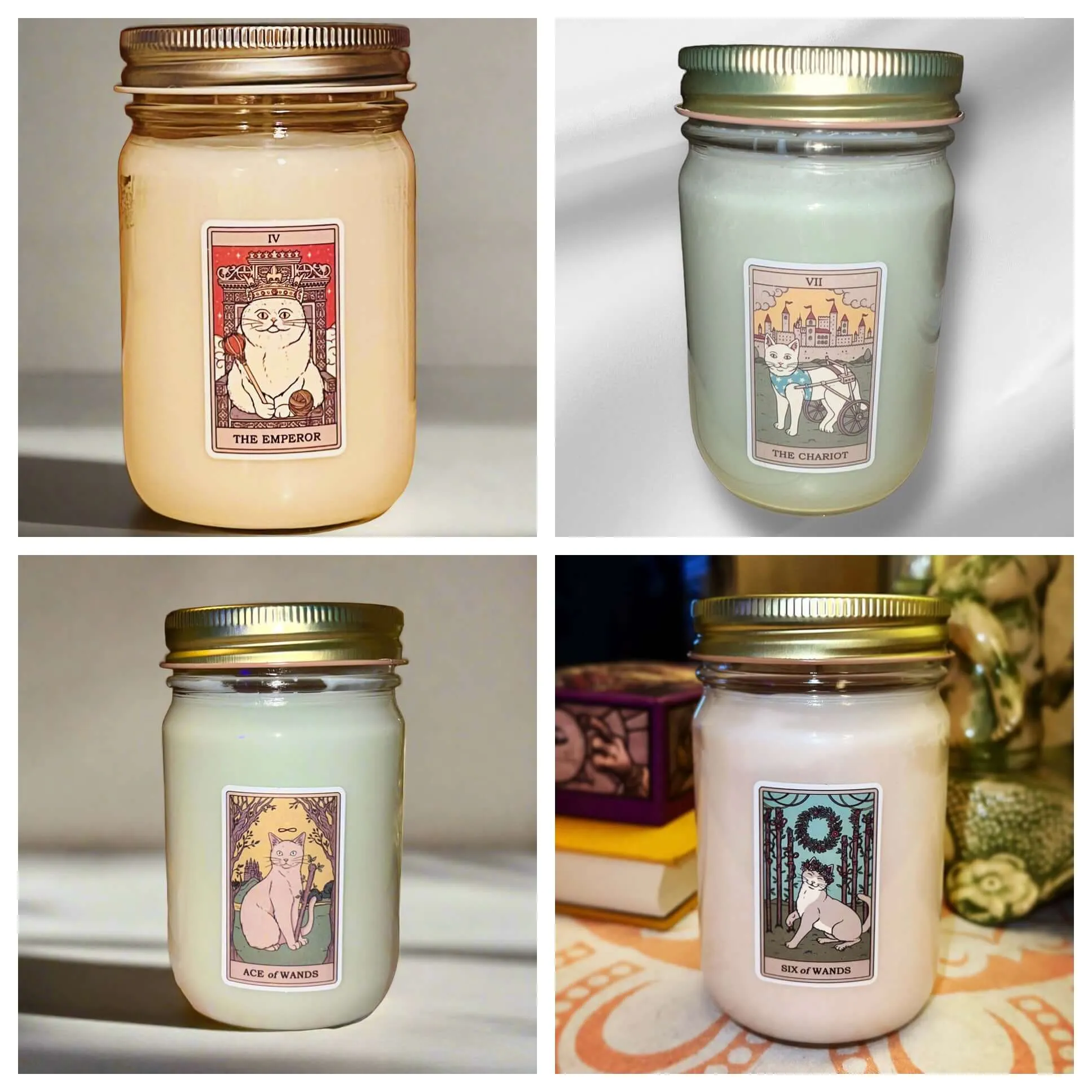 12 oz Tarot Card Scented Candle | Custom