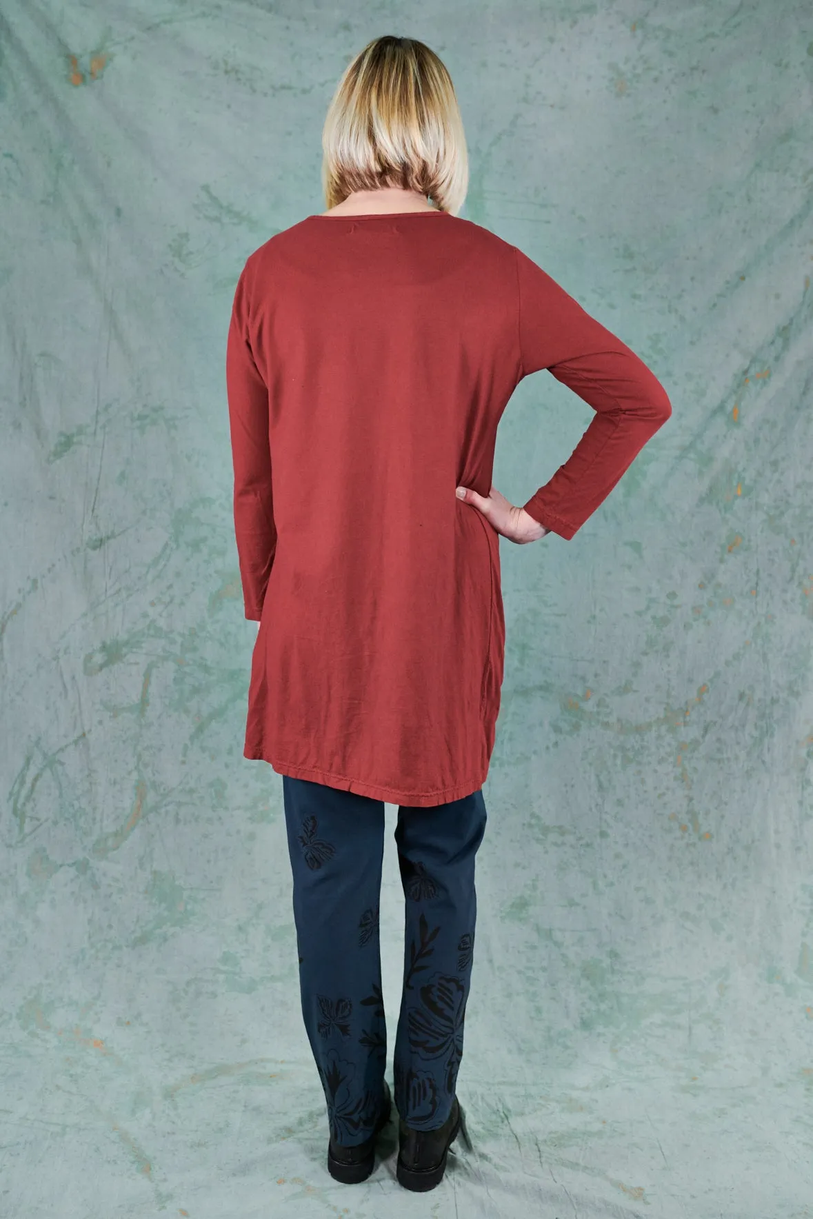 1571 Simple Tunic-Nepal-Poppy Daydream