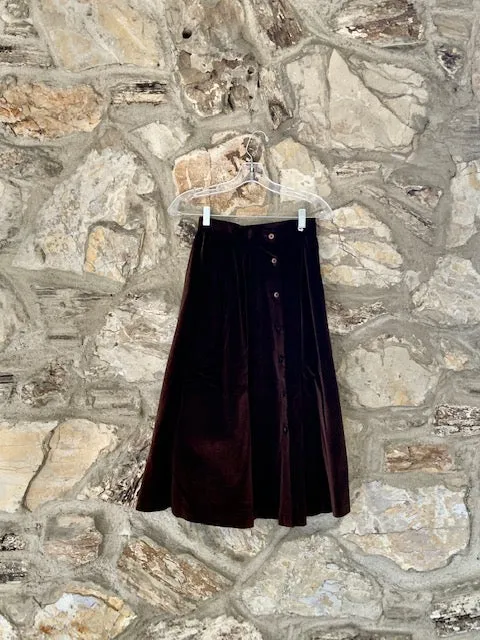 1970s Vintage Patty Woodard Velvet Suit