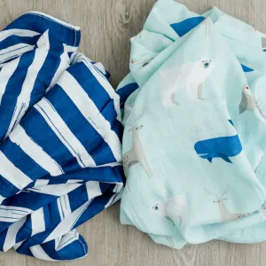 2-Pack Arctic World Bamboo Muslin Swaddle Blankets