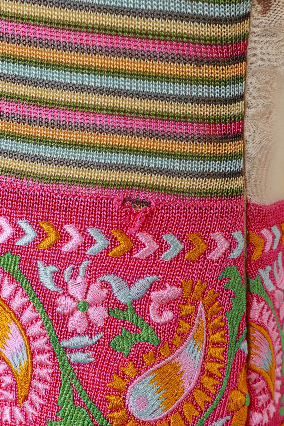 2003 F/W Paisley Patchwork Coin Charm Dress