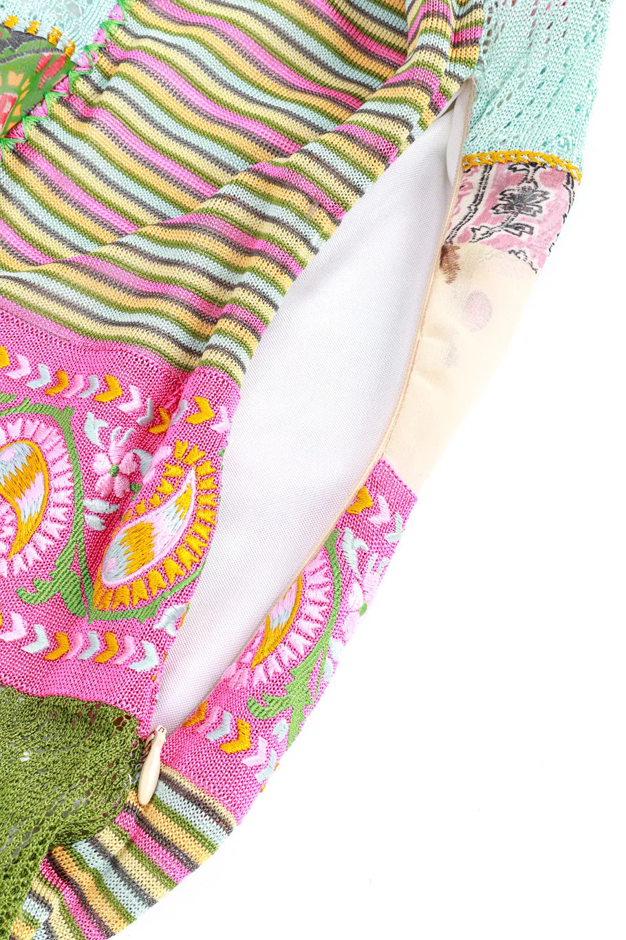 2003 F/W Paisley Patchwork Coin Charm Dress