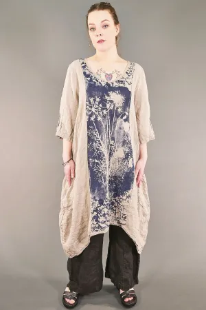 2299 Cloud Linen Dress Wet Sand-P