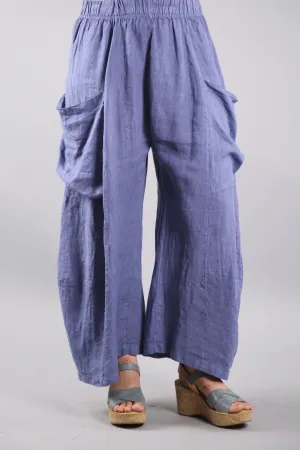 3285 Genealogist Linen Pant Dark Periwinkle-P
