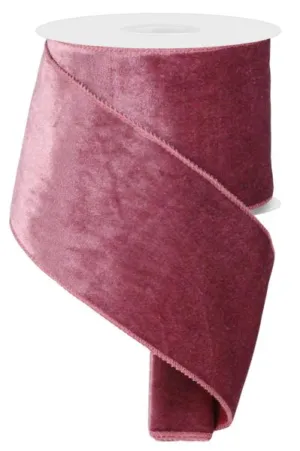 4" Deluxe Velvet/Satin Backing: Dusty Rose (10 Yards) RGE166071