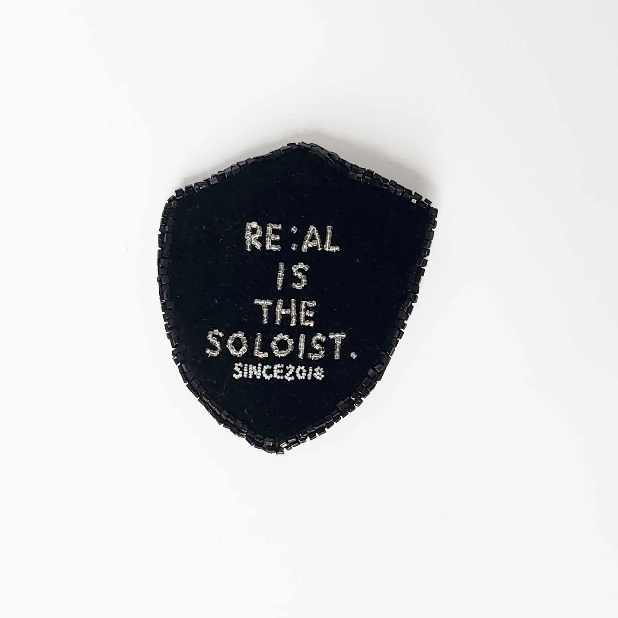 50% OFF RE : AL IS THE SOLOIST. Beaded Badge
