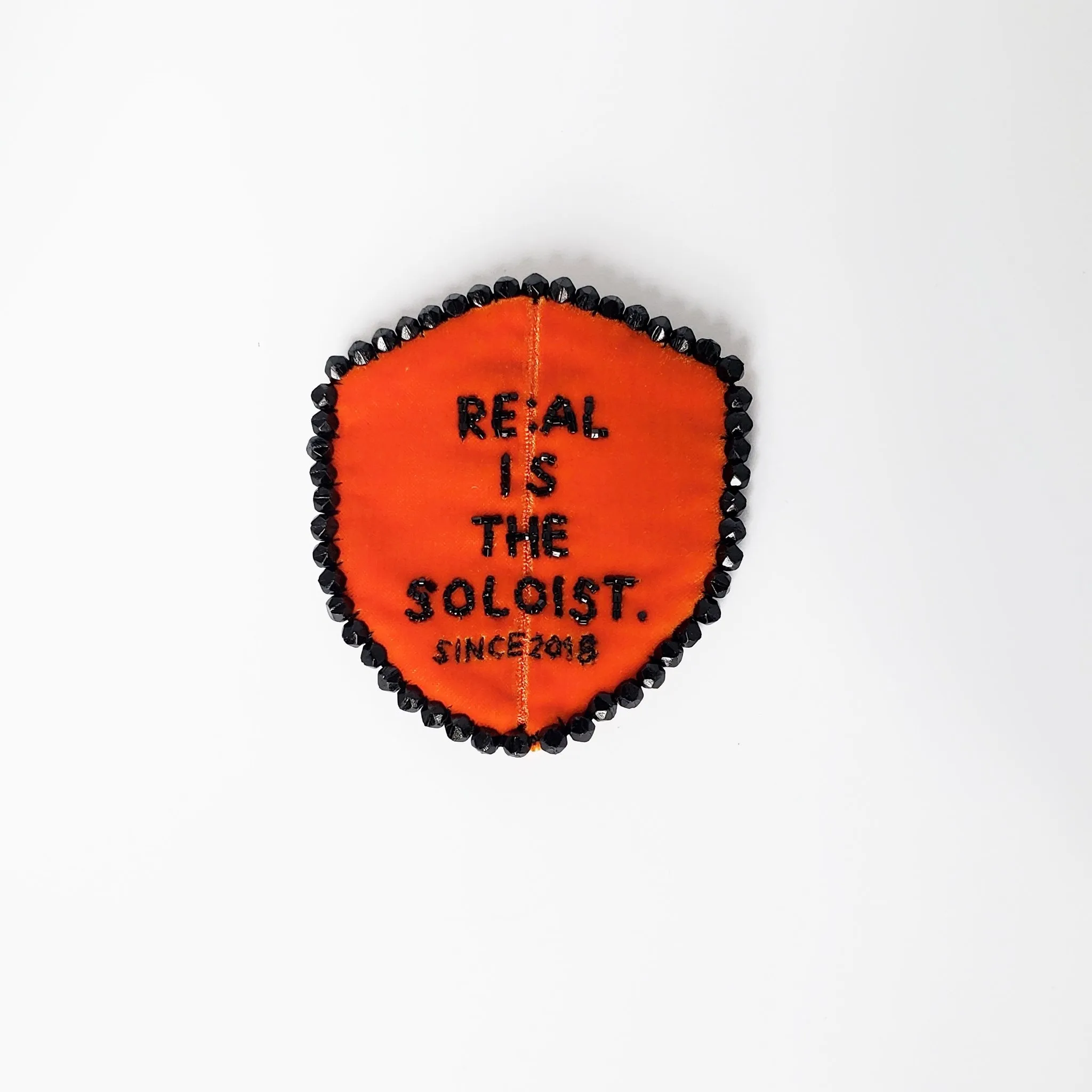 50% OFF RE : AL IS THE SOLOIST. Beaded Badge