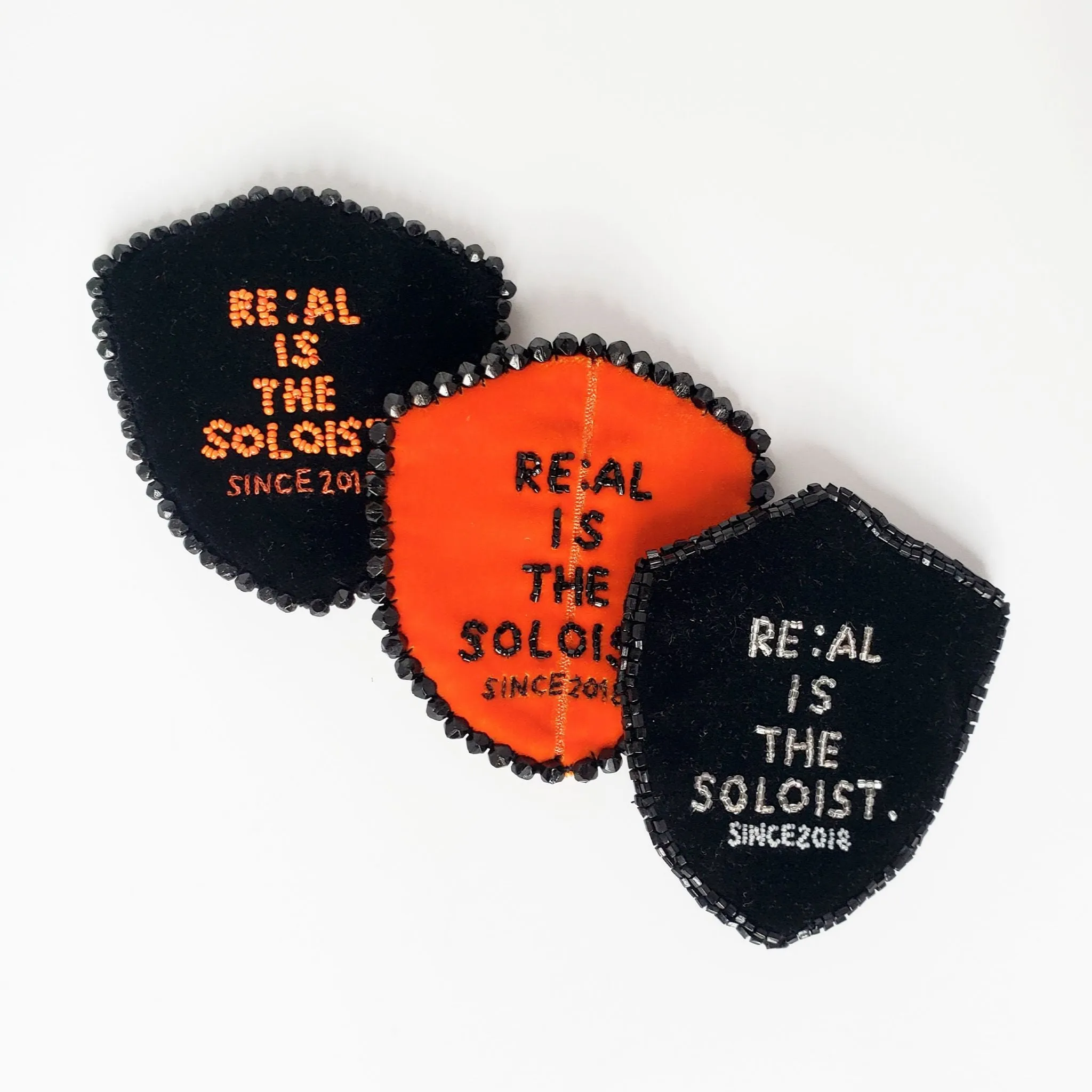 50% OFF RE : AL IS THE SOLOIST. Beaded Badge