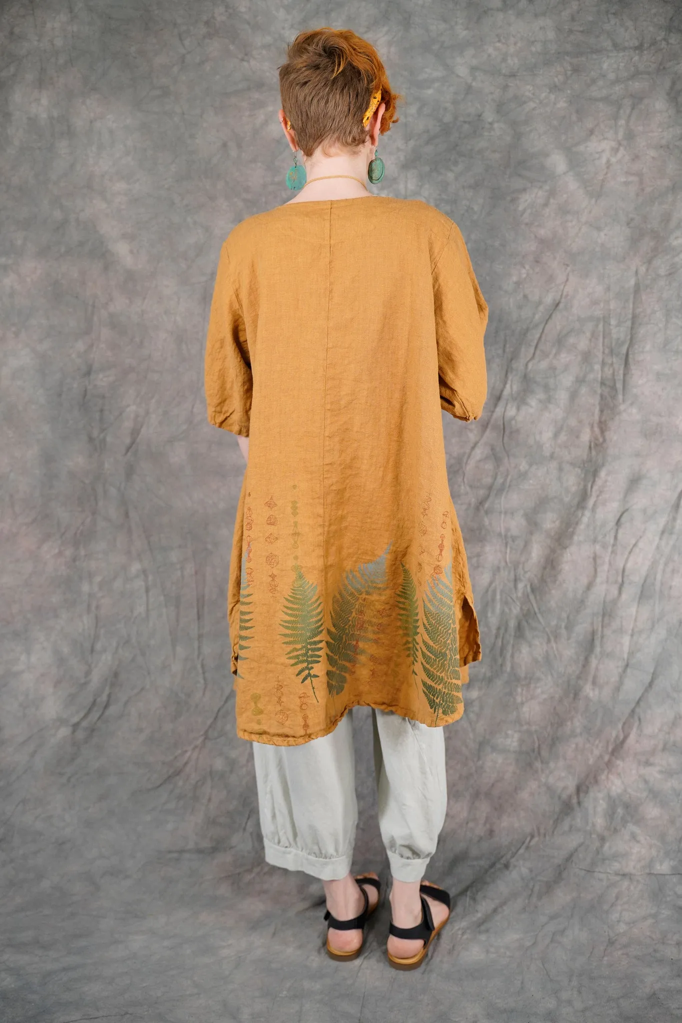 5306 Contrast Cardi Antique Bronze-P