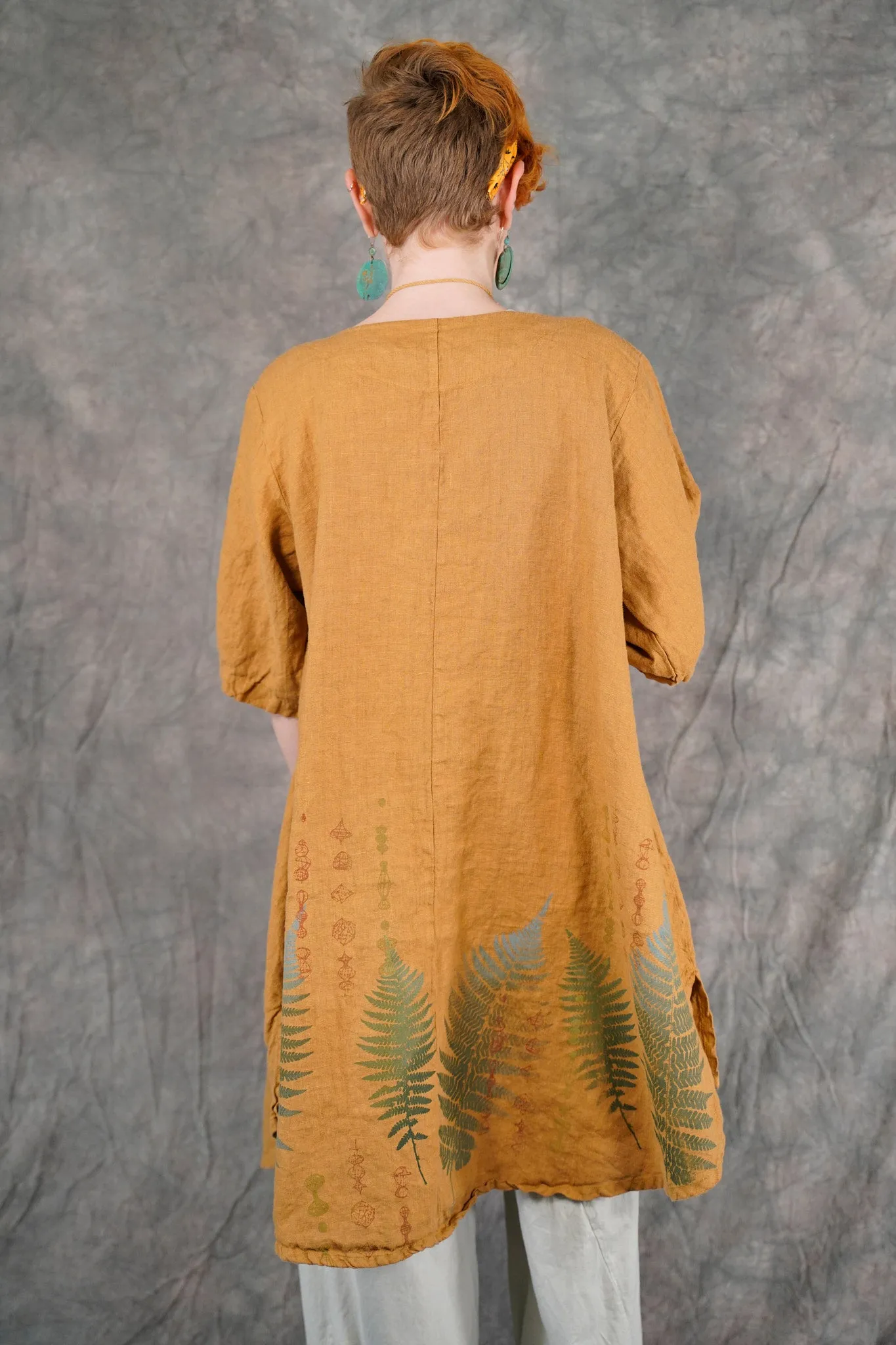 5306 Contrast Cardi Antique Bronze-P