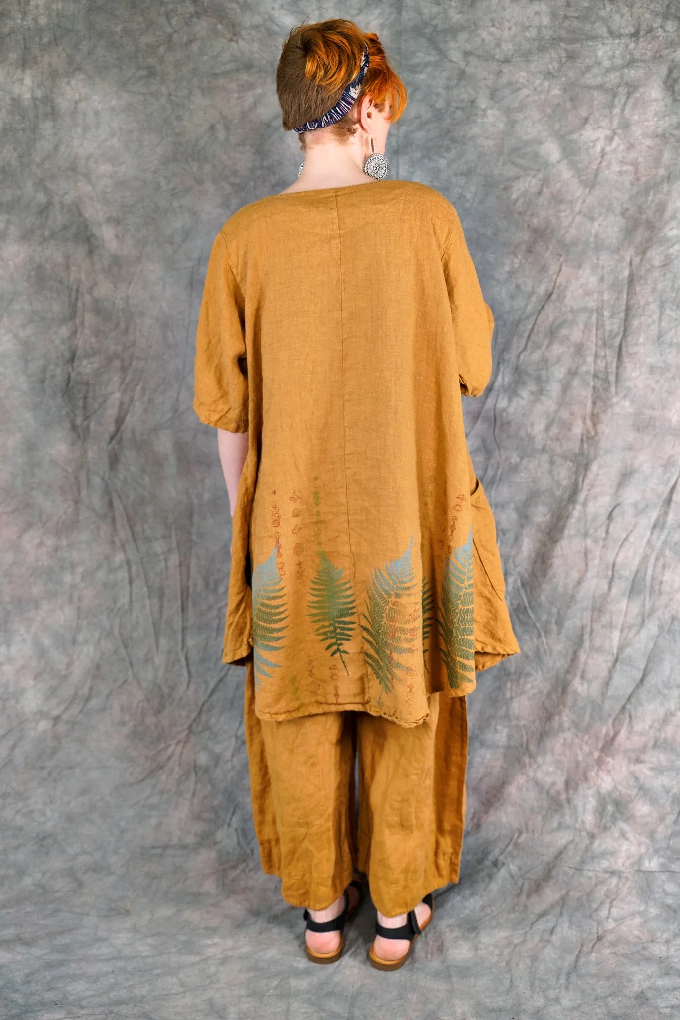 5306 Contrast Cardi Antique Bronze-P
