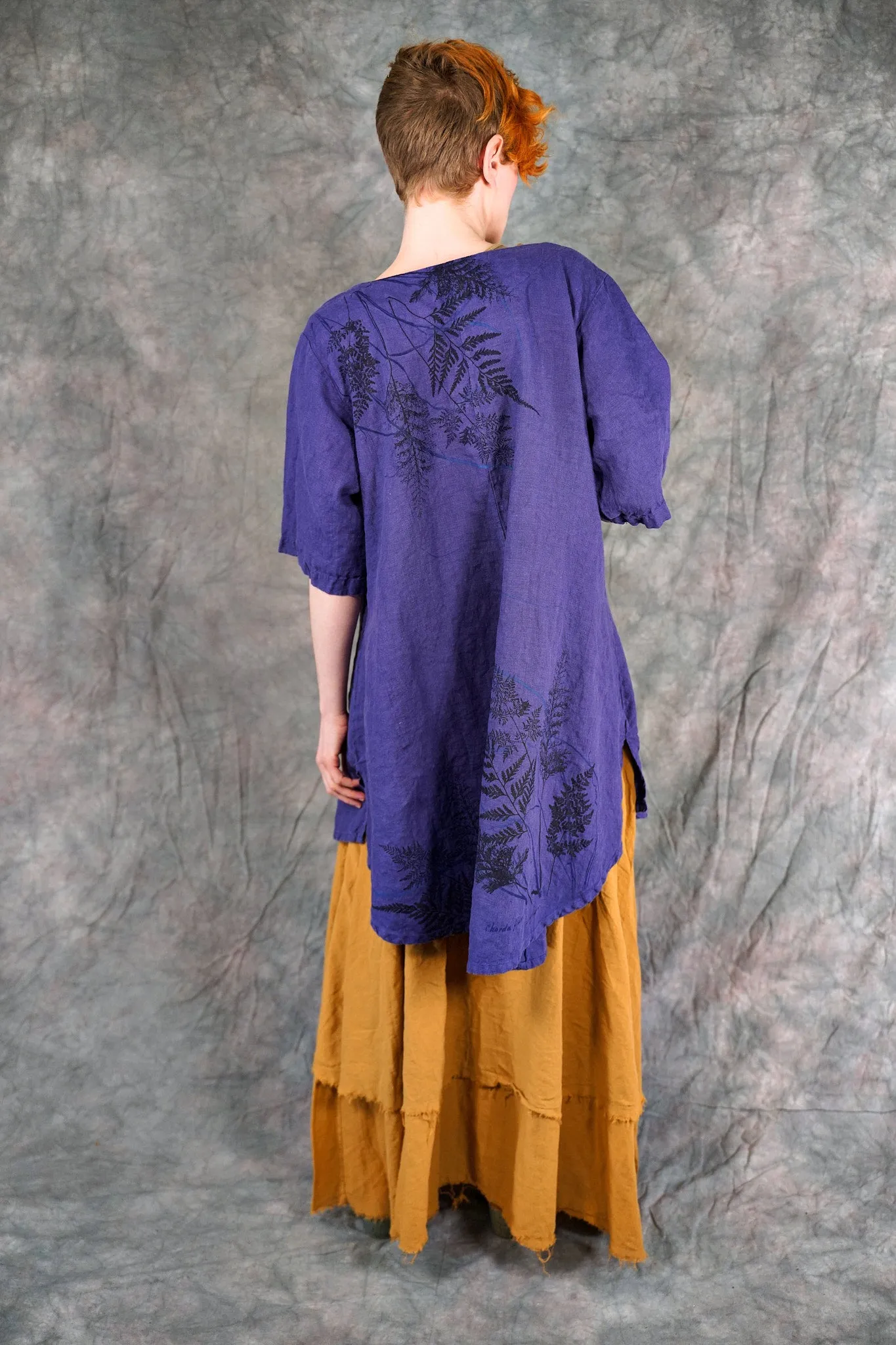 5306 Contrast Cardi Ultraviolet-P