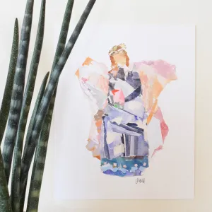 8"x10" Angel Print - Claudia