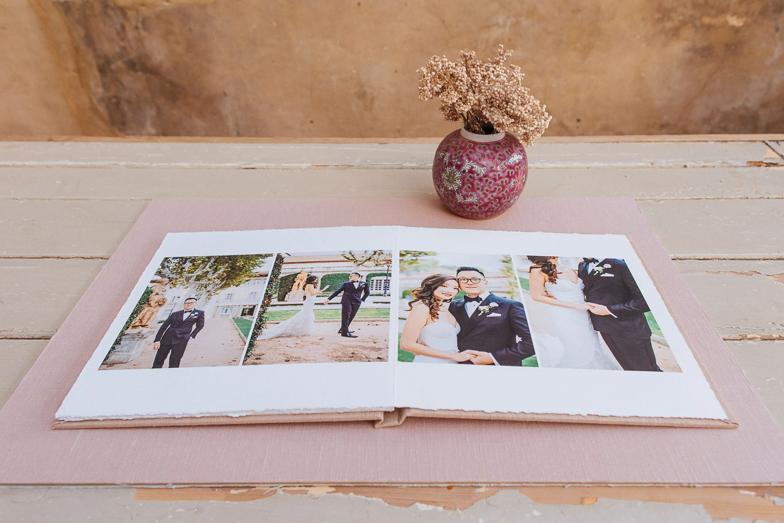 8x8" Deckled Edge Cotton Rag ArtBook