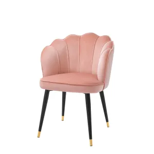 A113542 - Dining Chair Bristol savona nude velvet