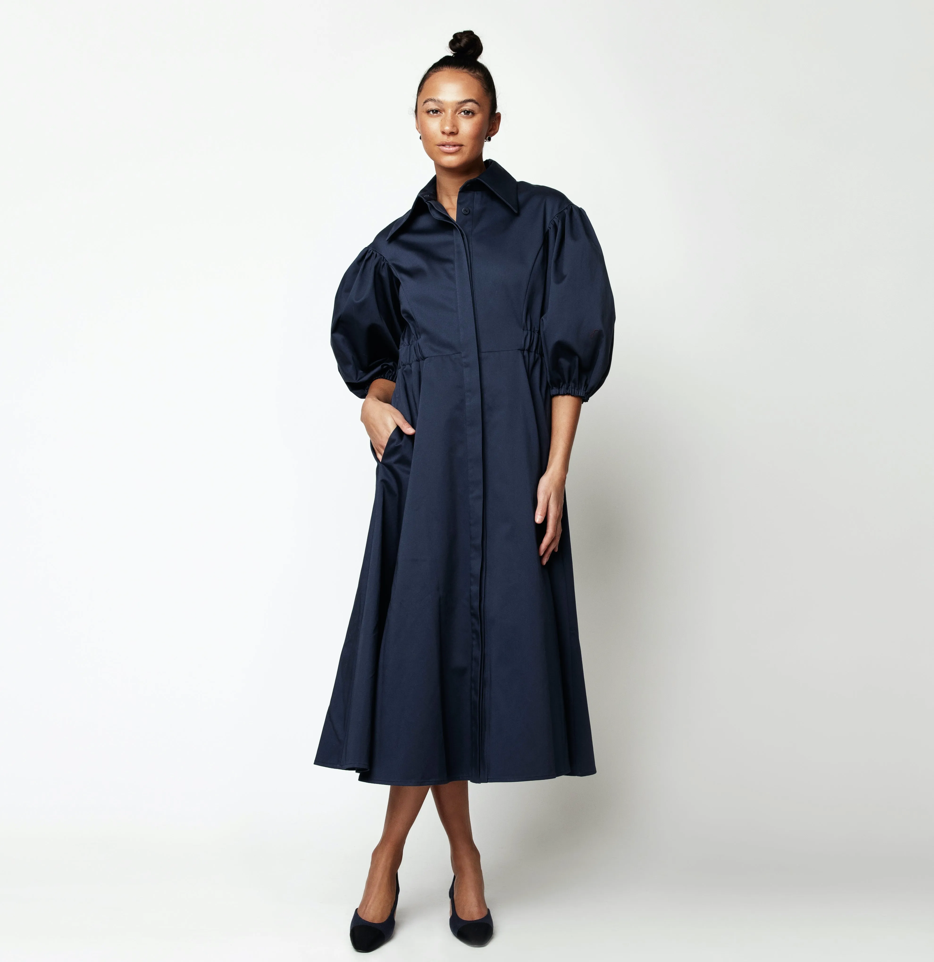 Alexandra Dress in Navy