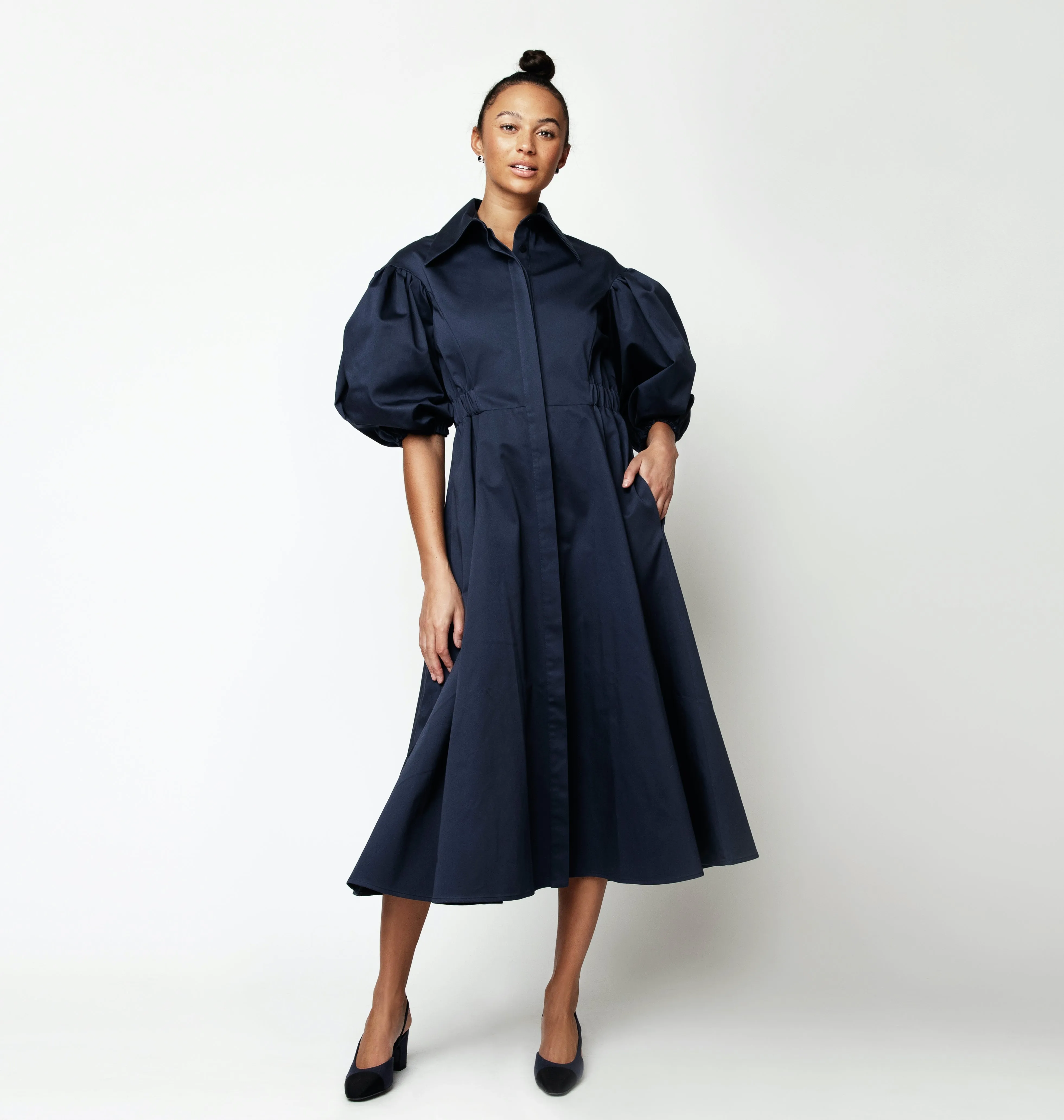 Alexandra Dress in Navy