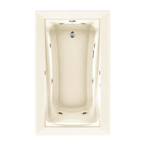American Standard 3571.448WCK2.222 Green Tea EcoSilent 5.5 ft. Combo Massage System Air Bath Tub with Chomratherapy in Linen