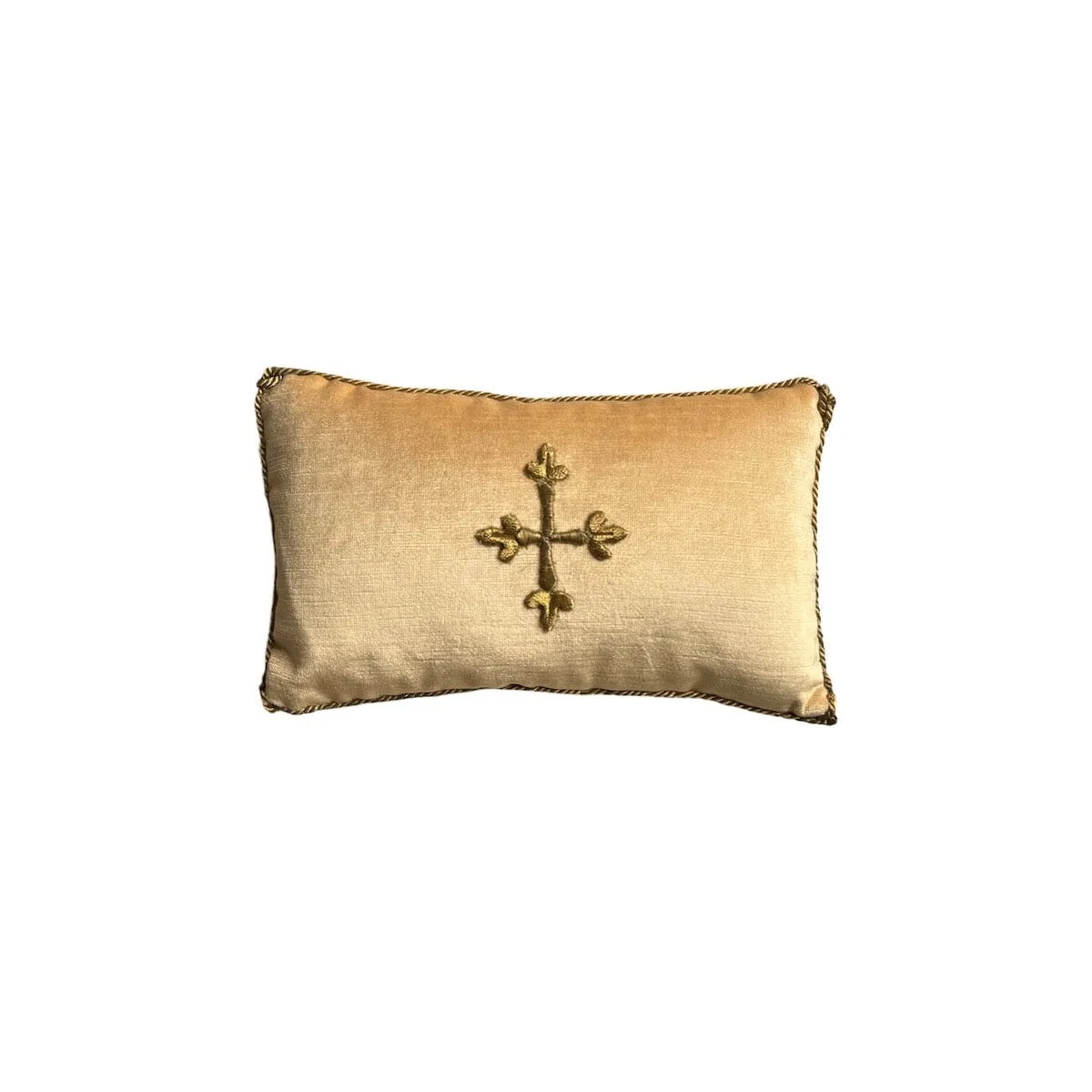 Antique Ecclesiastic Metallic Gold Embroidery (#E051024A&B | 7.5 x 12")