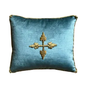 Antique Ecclesiastic Metallic Gold Embroidery (#E080324 | 9.5 x 11")