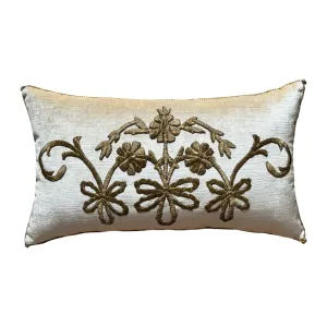 Antique Ottoman Empire Gold Metallic Embroidery (#E030424 | 13 x 22 1/2")