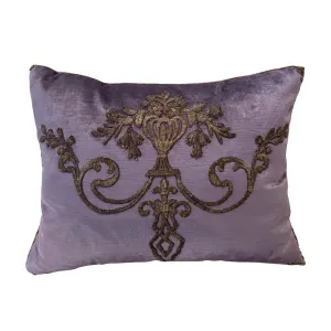 Antique Ottoman Empire Raised Gold Metallic Embroidery (#E061523 | 15 x 19 1/2")