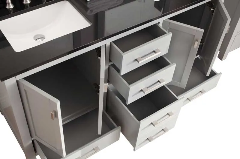 Avanity Modero 60 in. Double Vanity Combo MODERO-VS60-CG-A