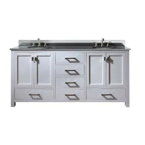 Avanity Modero 72 in. Vanity Combo MODERO-VS72-WT-A