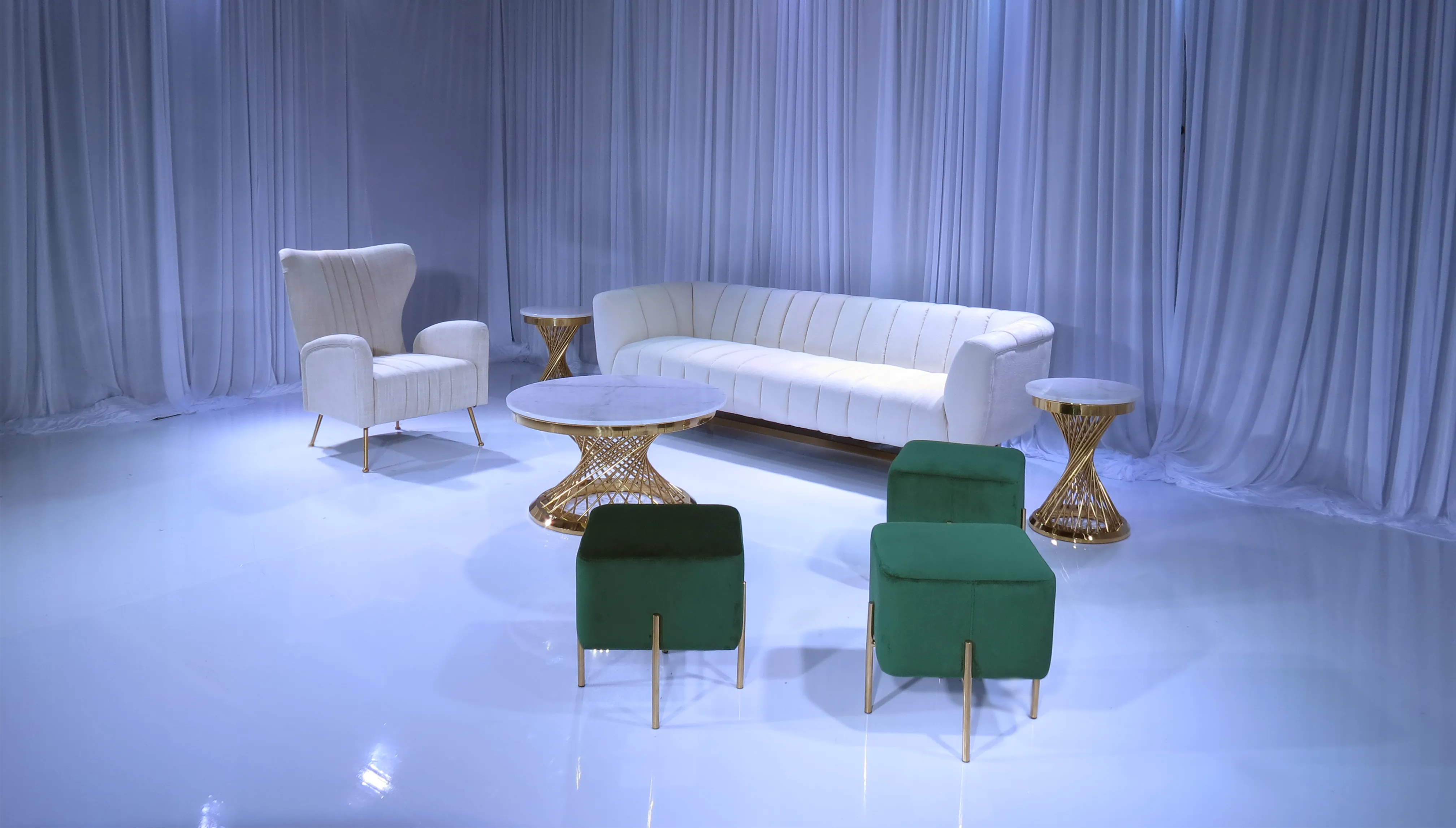 AVENUE SOFA GROUPING 3 - IVORY