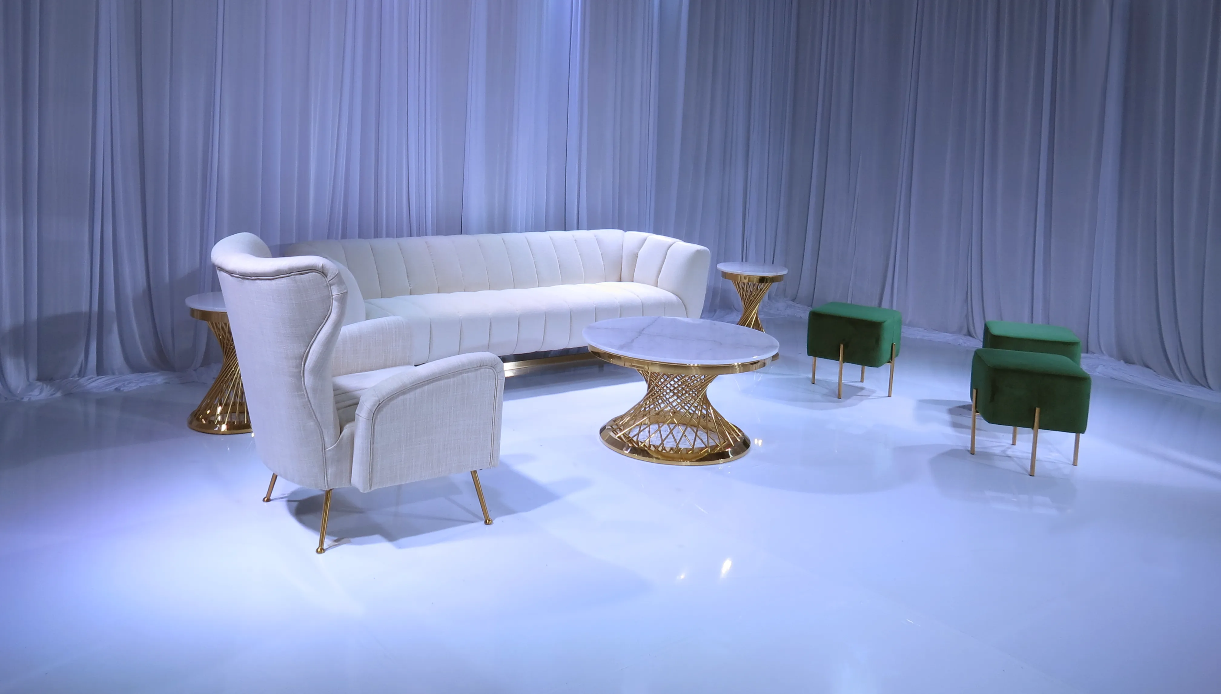 AVENUE SOFA GROUPING 3 - IVORY