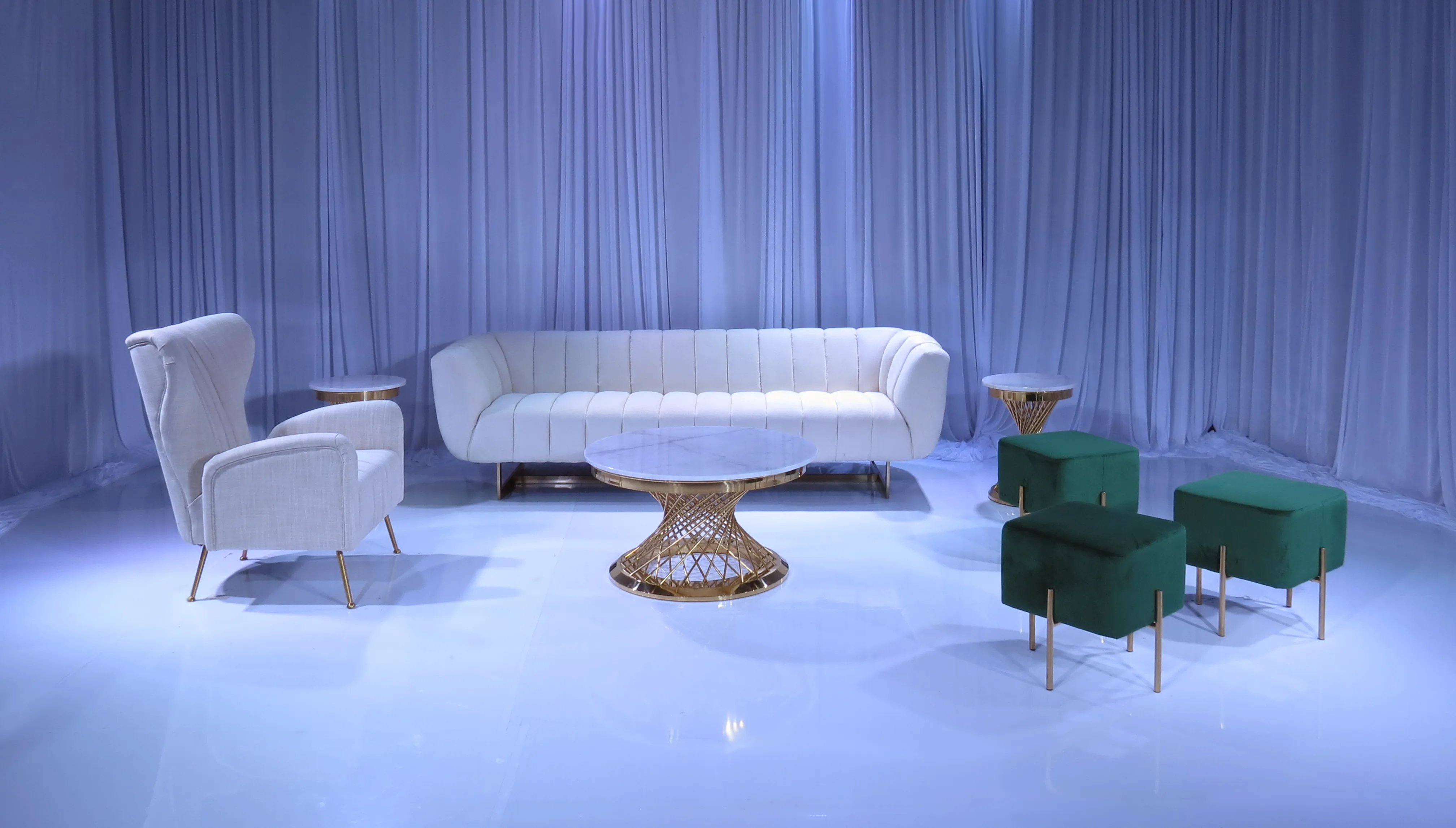 AVENUE SOFA GROUPING 3 - IVORY