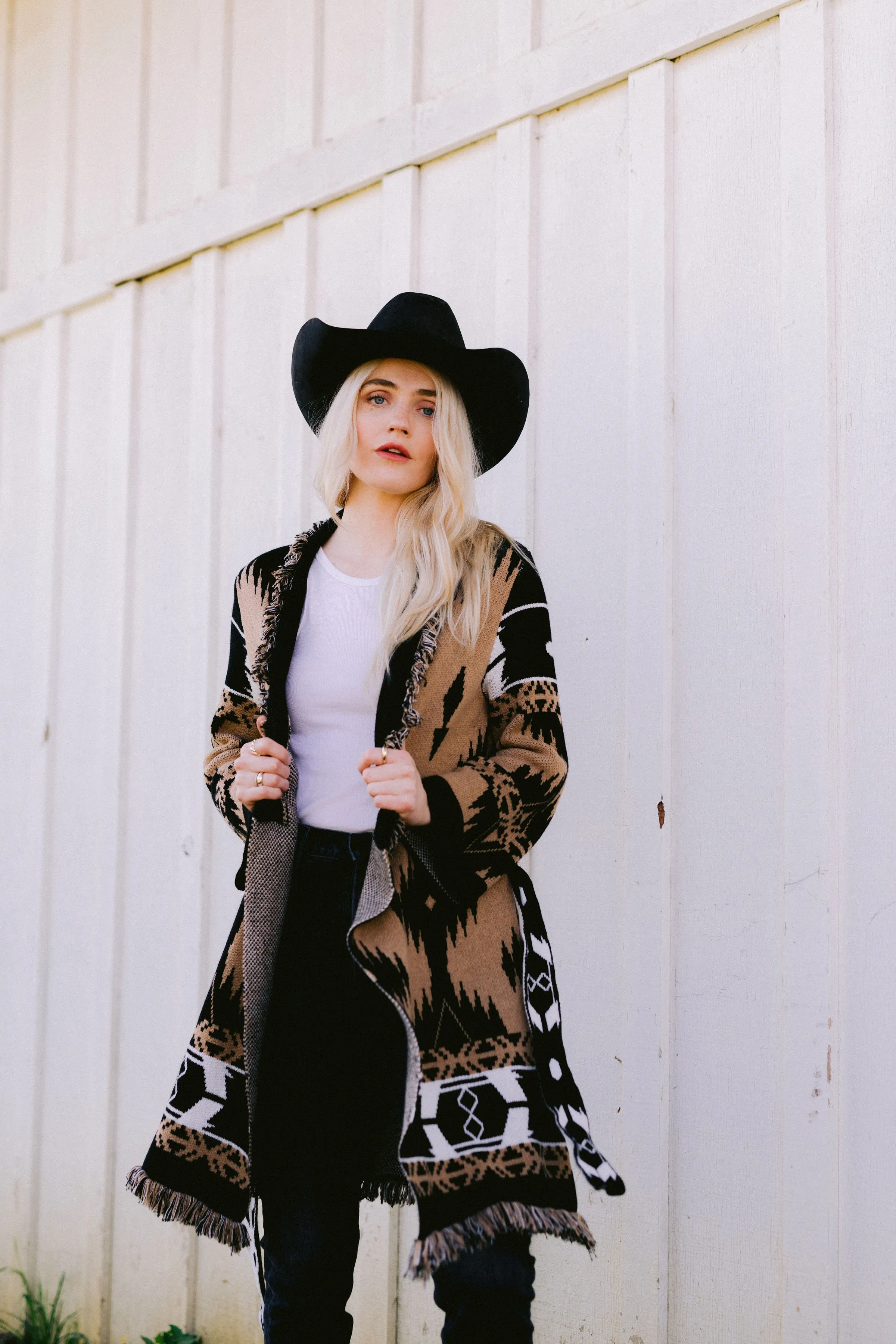 Aztec Duster Cardigan
