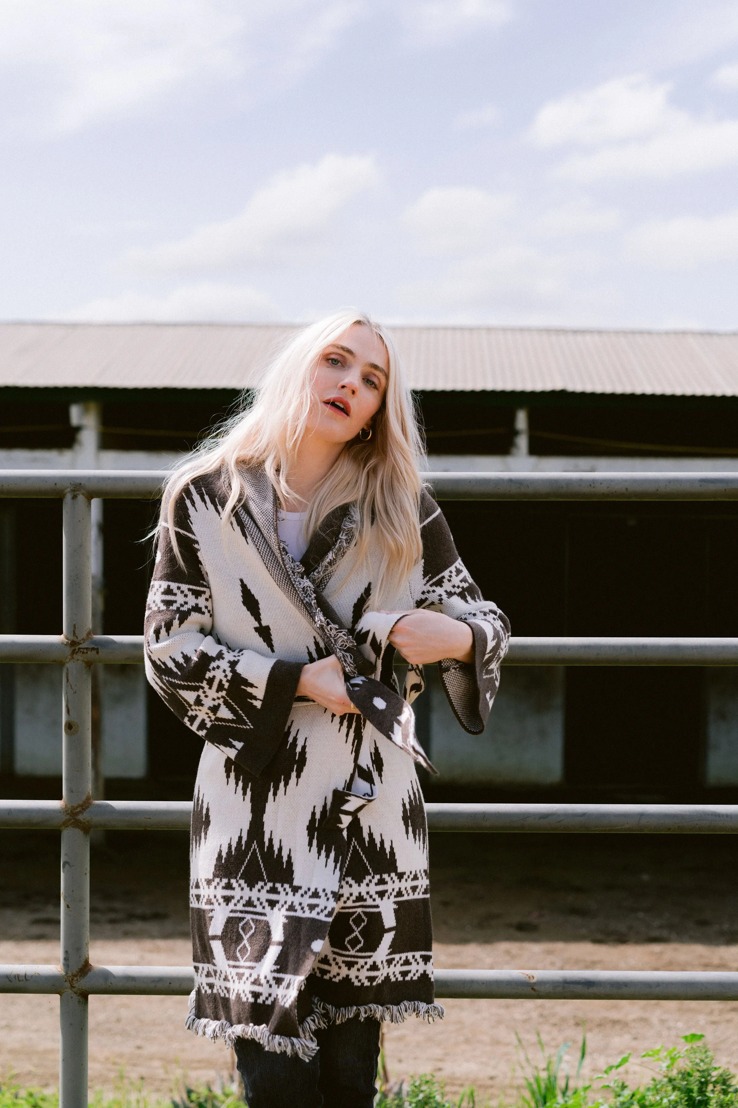Aztec Duster Cardigan