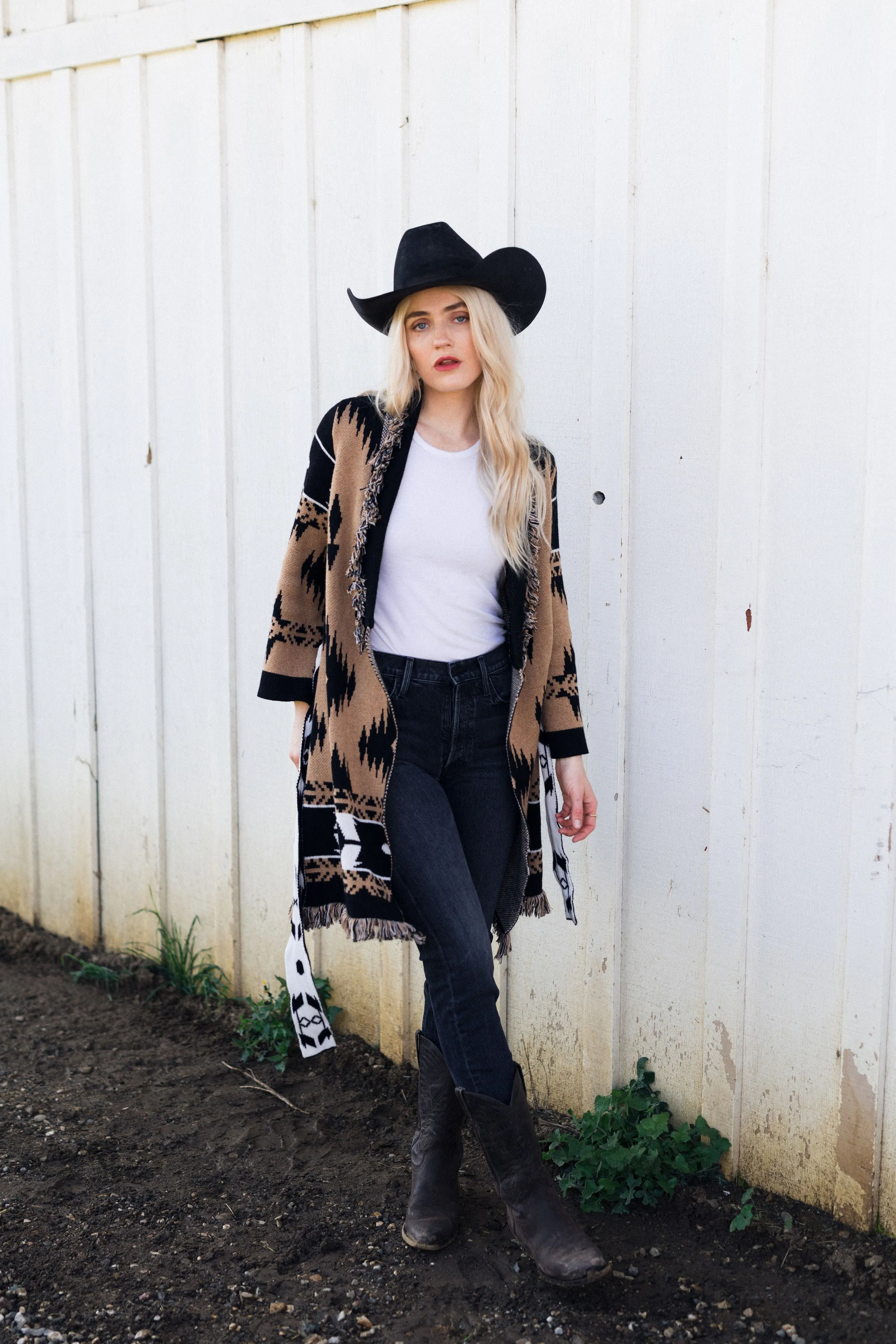 Aztec Duster Cardigan