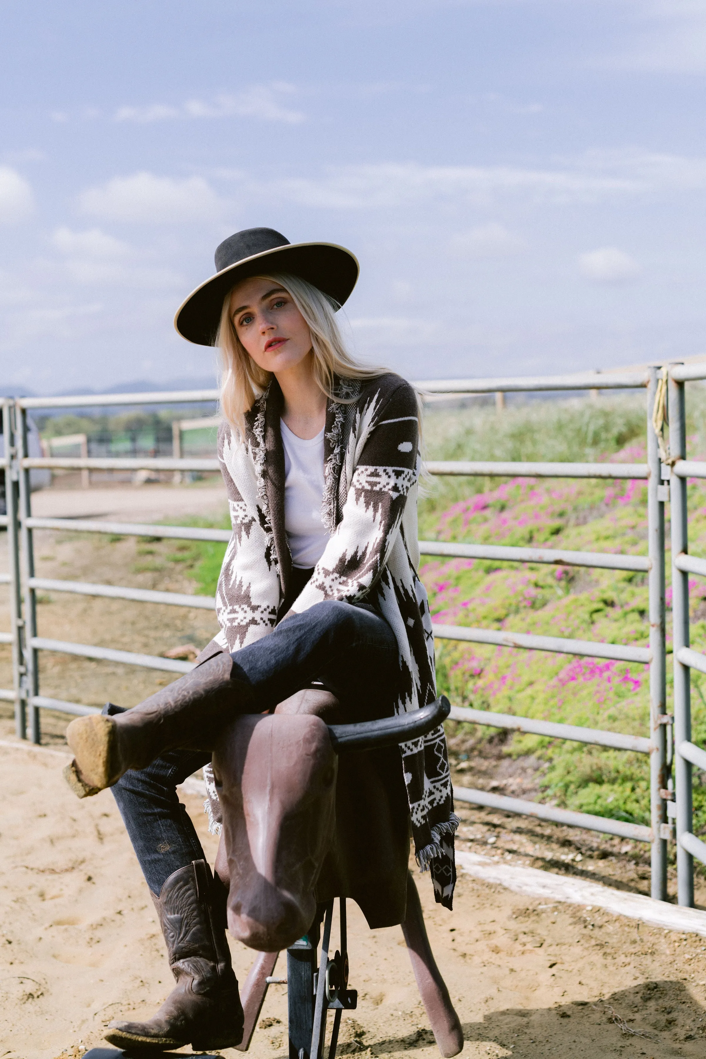Aztec Duster Cardigan