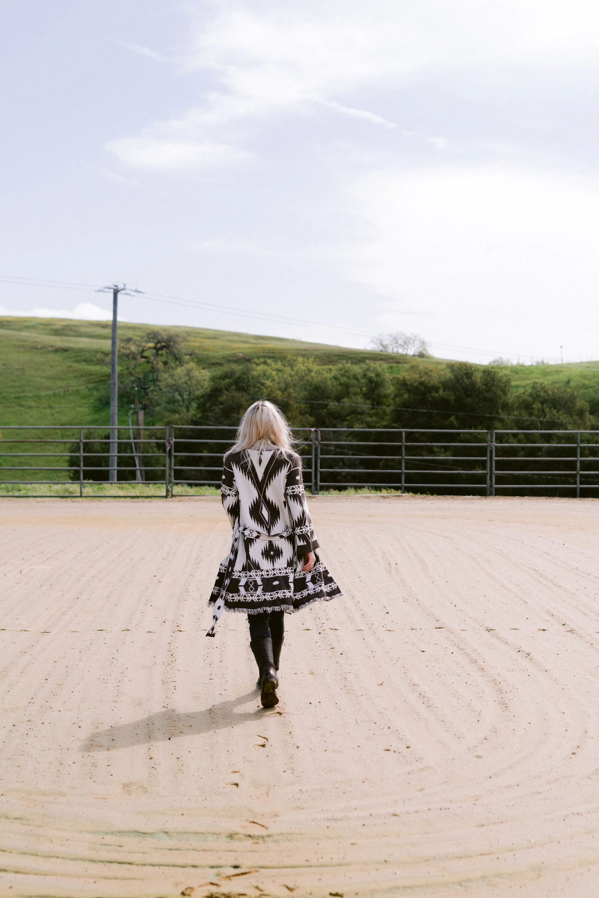 Aztec Duster Cardigan