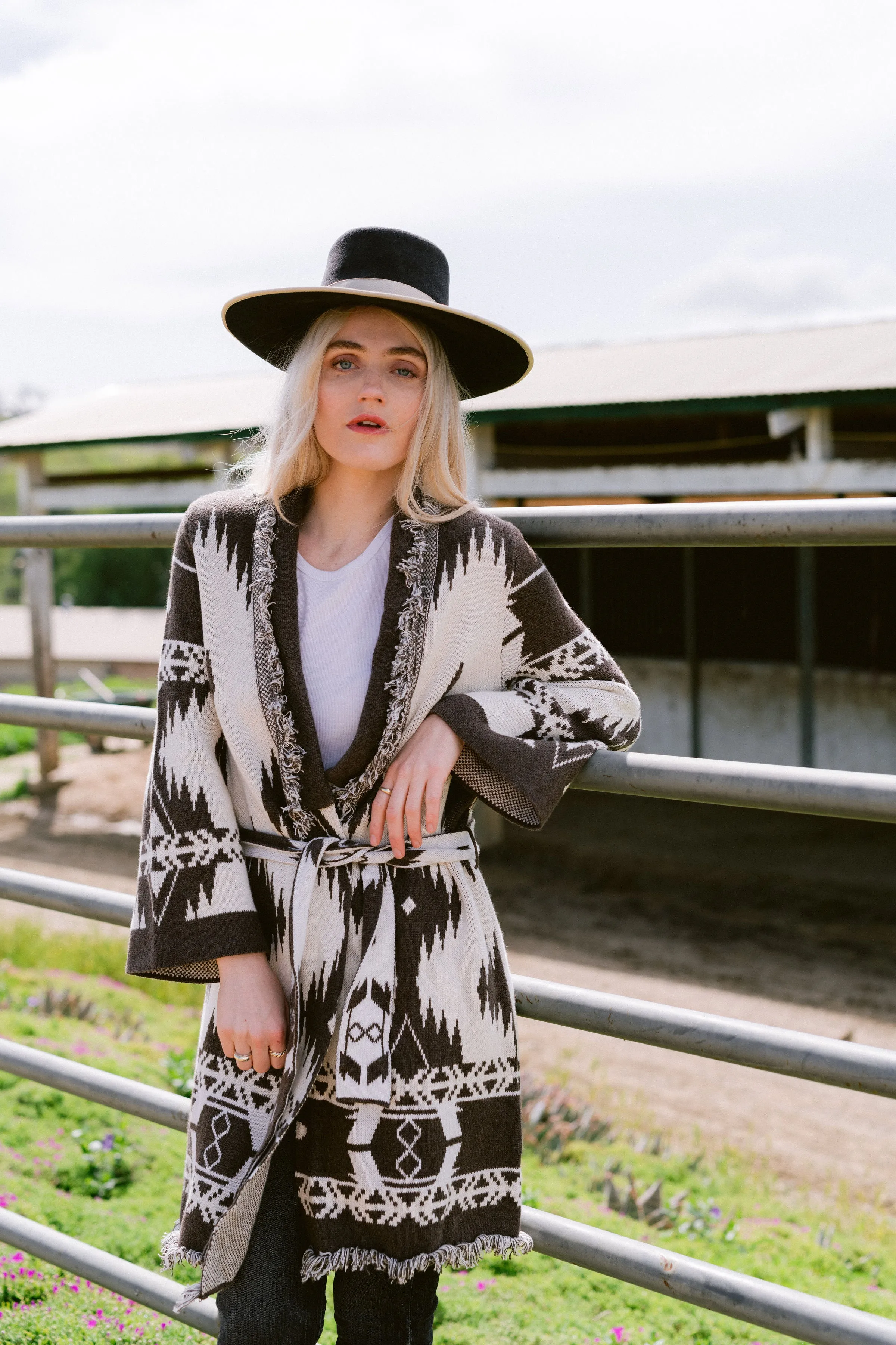 Aztec Duster Cardigan