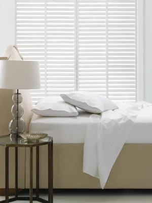 Basel 500 Thread Count Cotton Separates Flat Sheet White