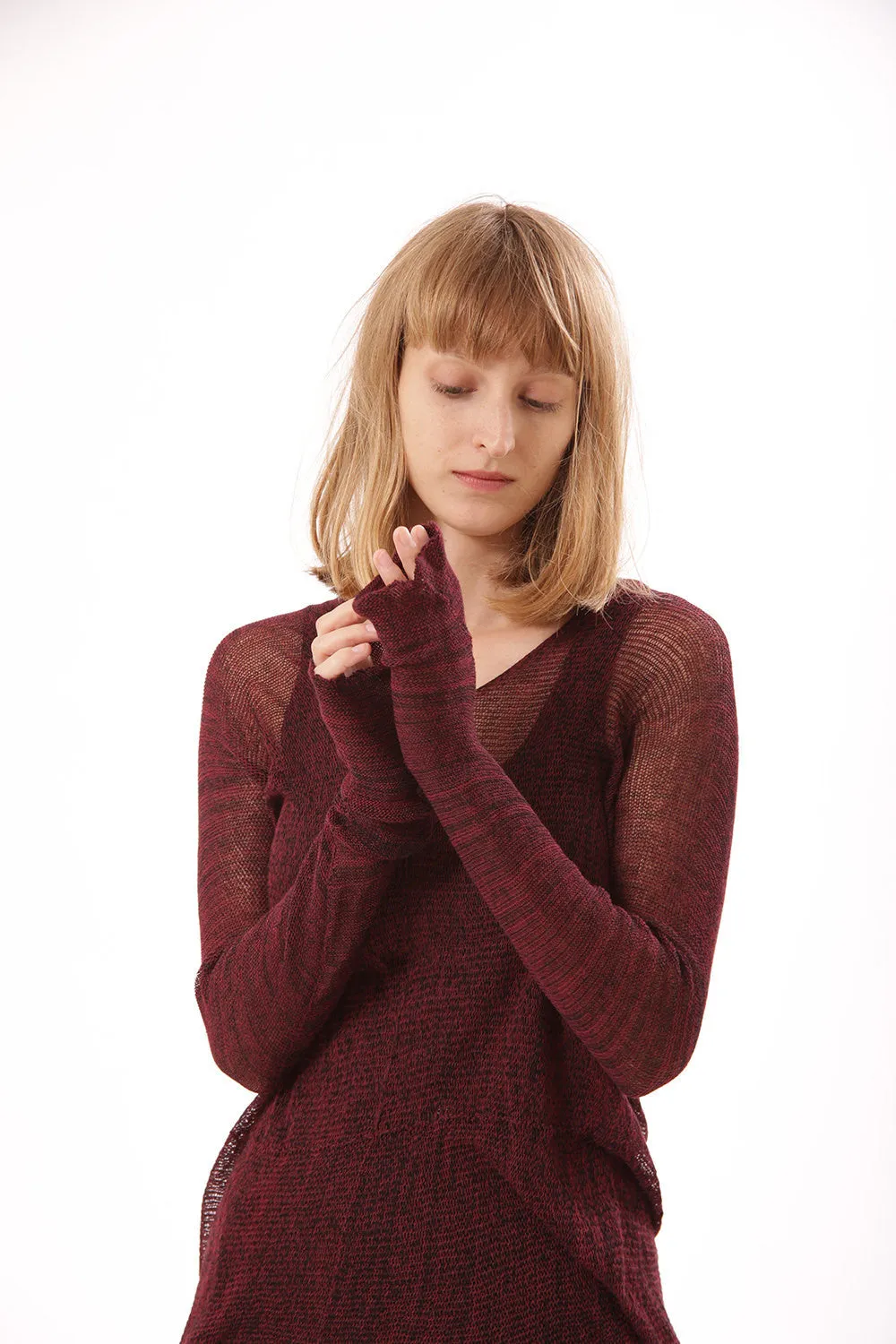 Bordeaux The vegan cashmere - Soy Cross shirt