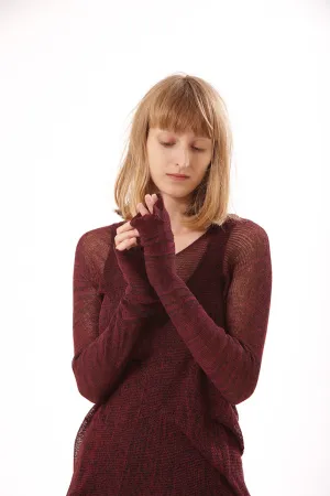 Bordeaux The vegan cashmere - Soy Cross shirt
