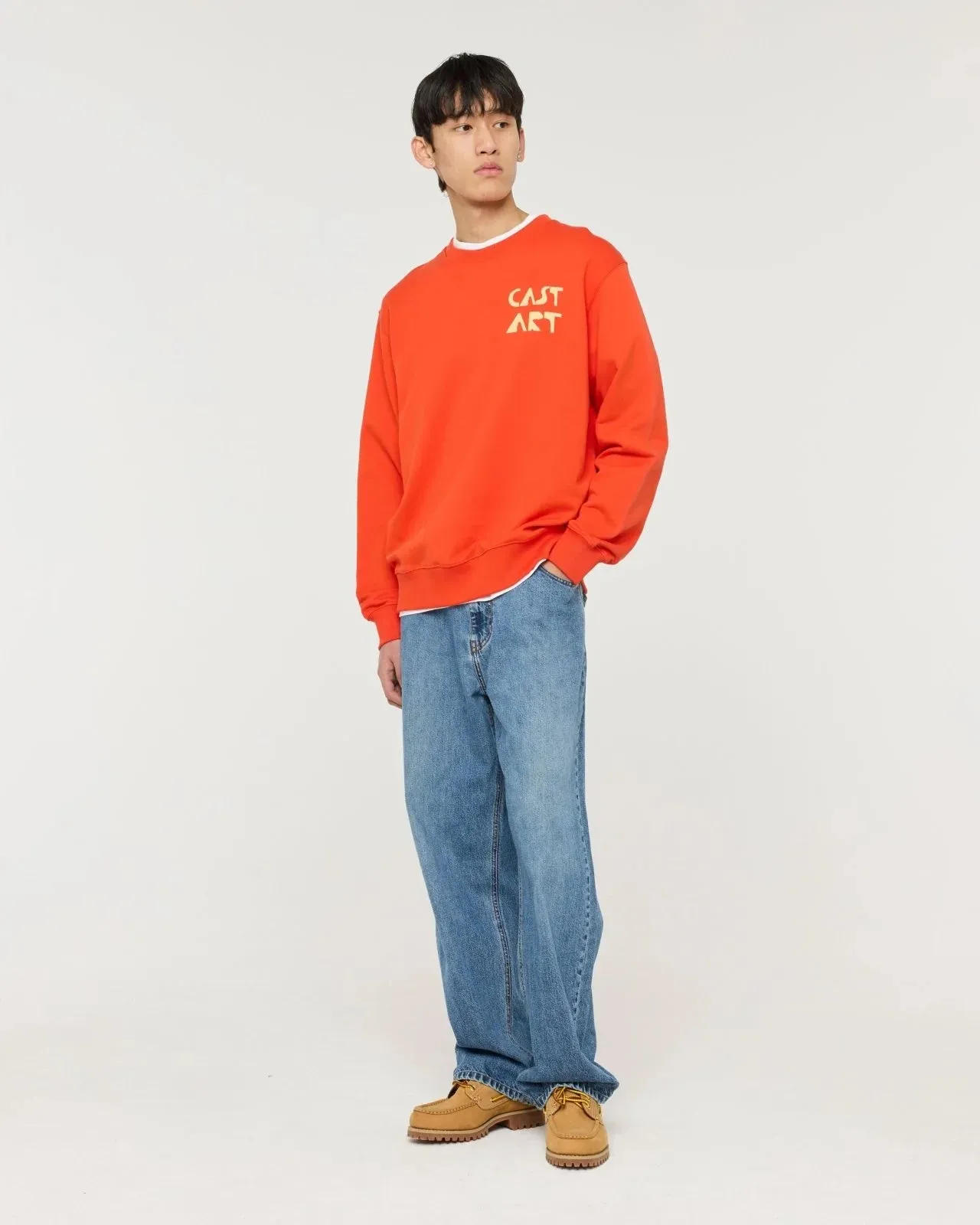 Botan Sweatshirt - Bright Orange