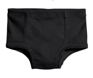 Boys and Girls Soft Cotton Simple Brief | Black