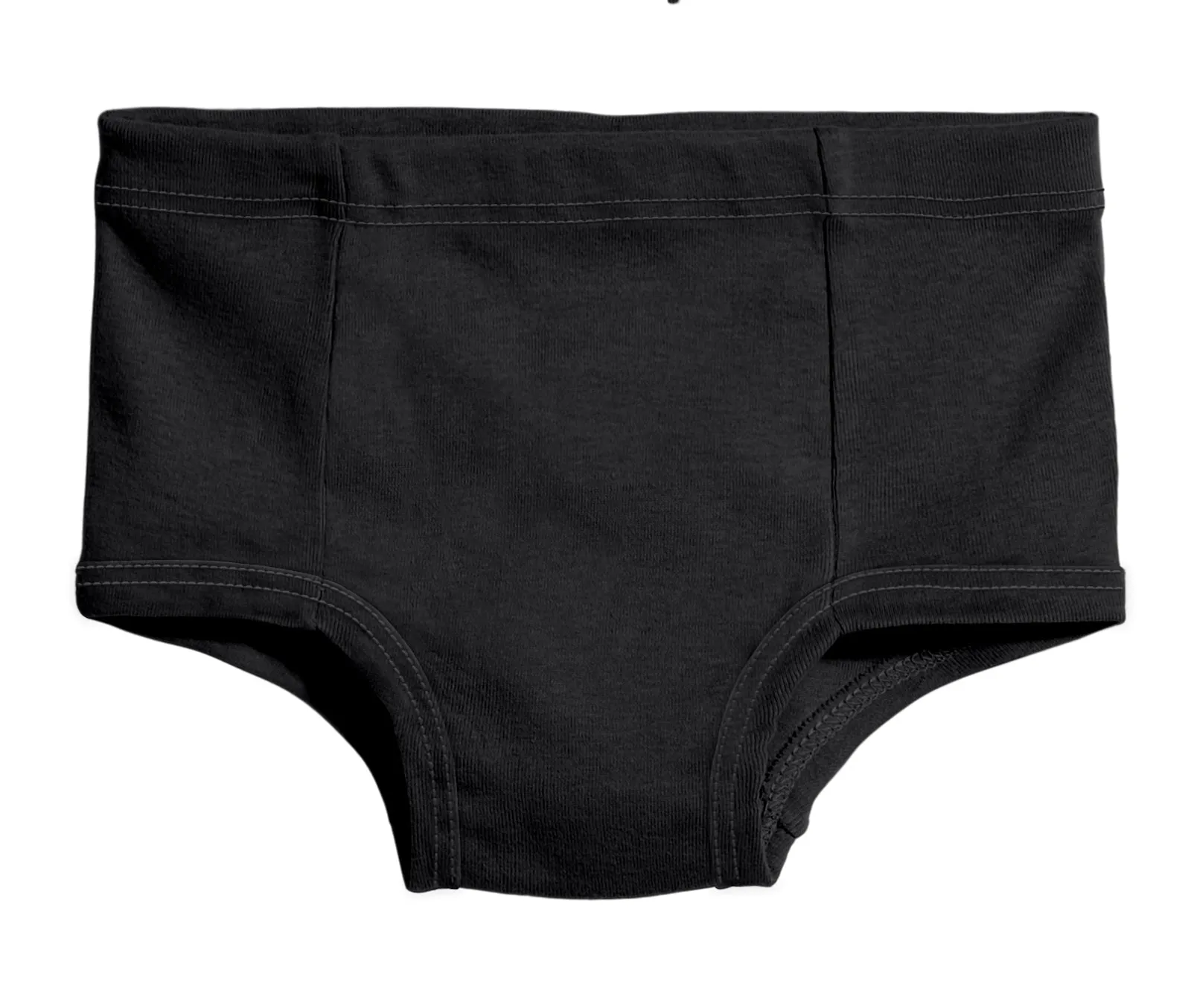 Boys and Girls Soft Cotton Simple Brief | Black