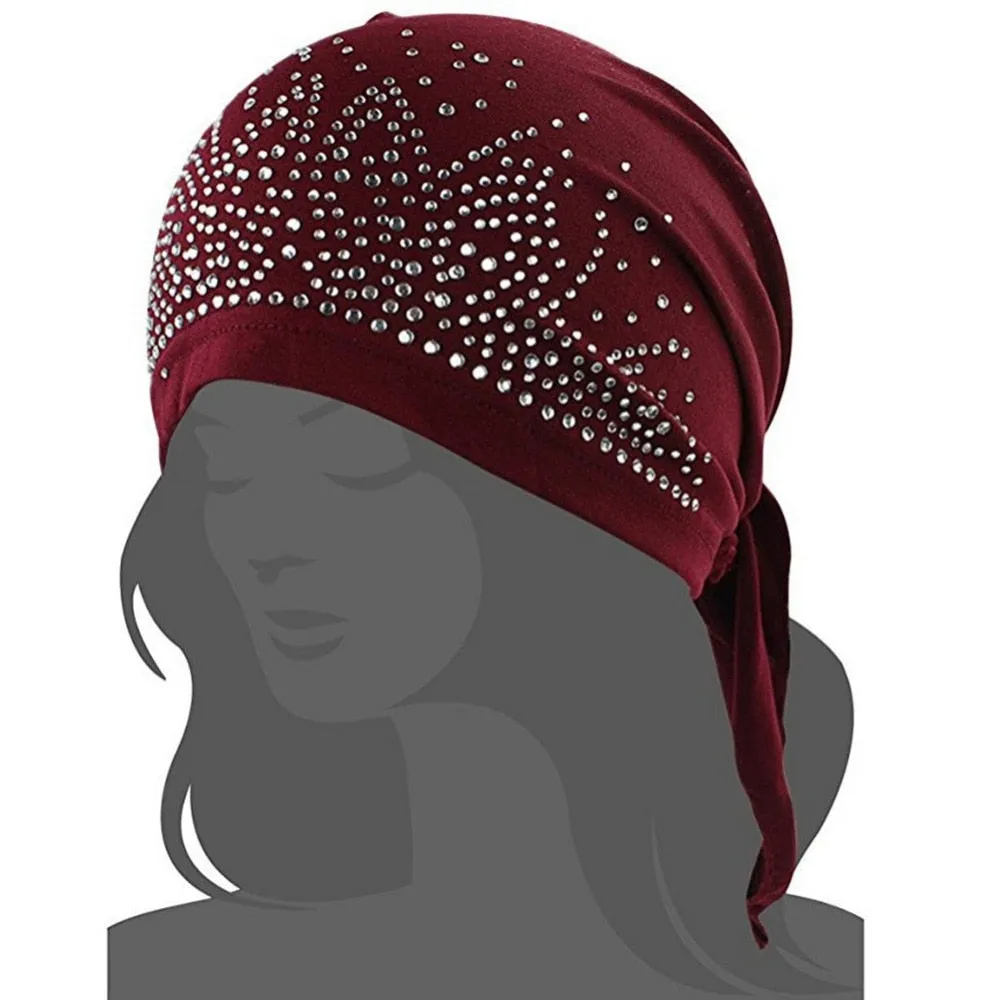Breathable Bandana Scarf Pre-Tied Cotton Chemo Headwear for Cancer Patients