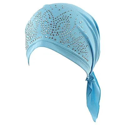 Breathable Bandana Scarf Pre-Tied Cotton Chemo Headwear for Cancer Patients