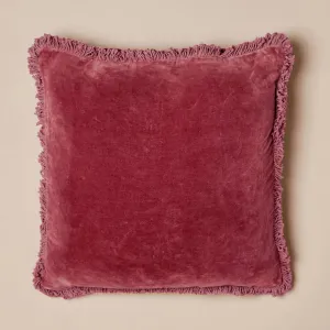 Burgundy Velvet Pillow