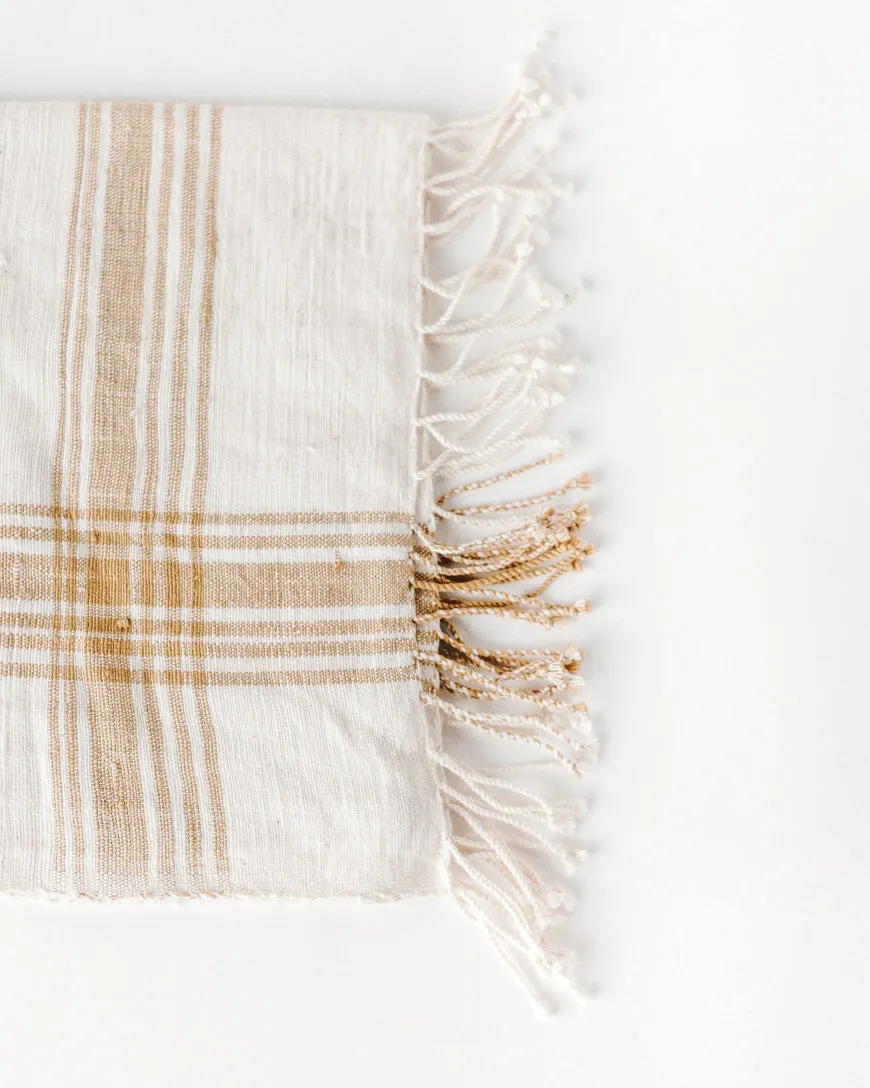 Cabin Hatch Cotton Throw Blanket
